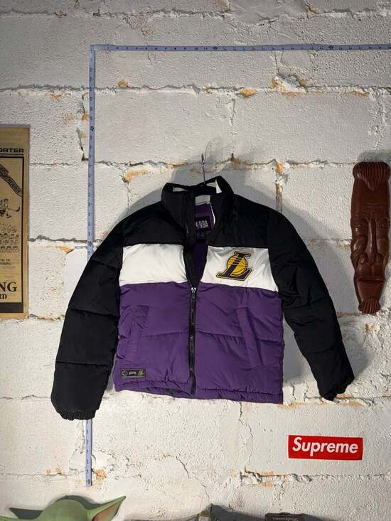 NBA Other - NBA Los Angeles Lakers Kids Colorblock Puffer Jacket, Size 8-9 Years